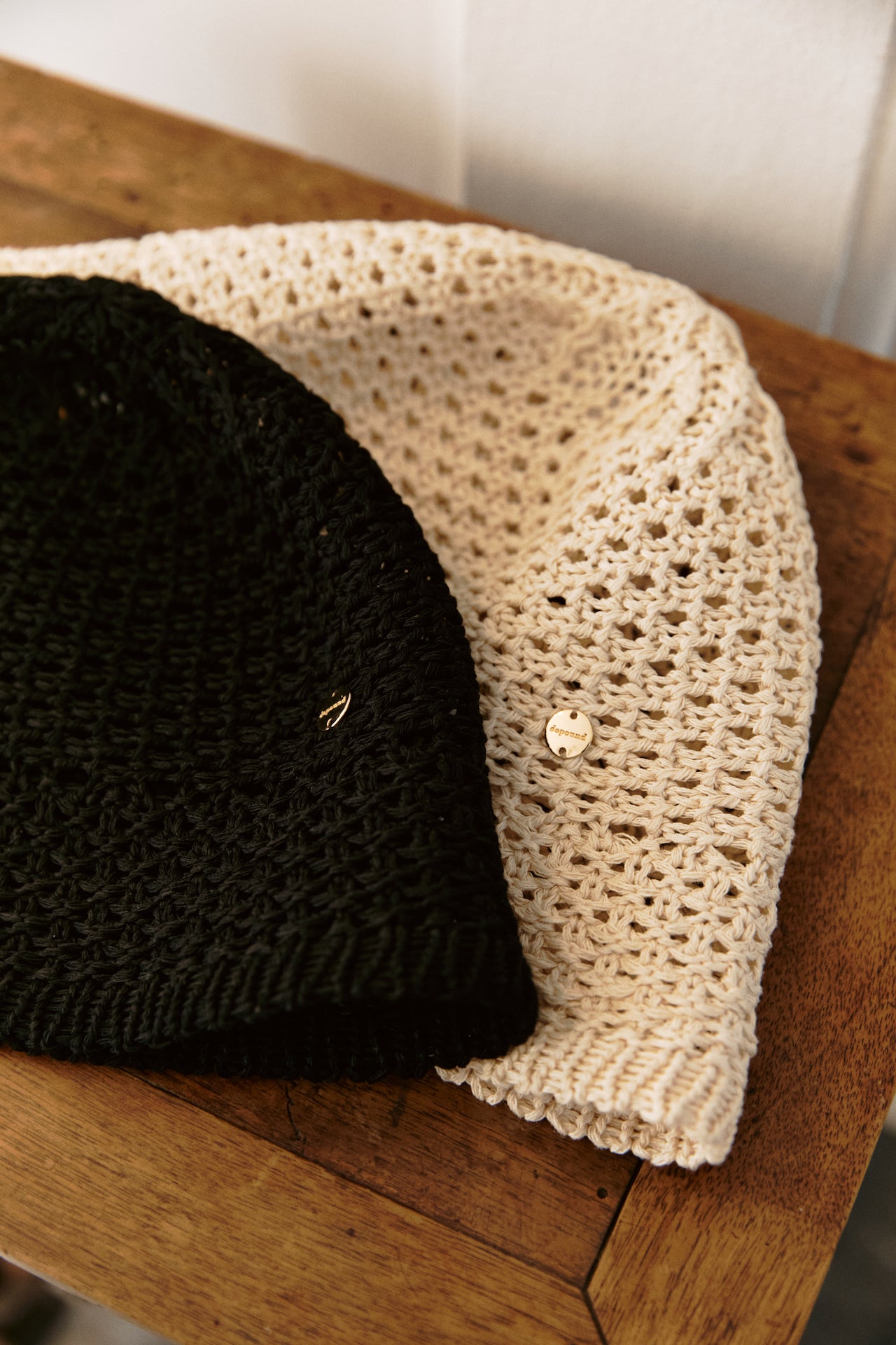 Crochet Bucket Hat In Natural