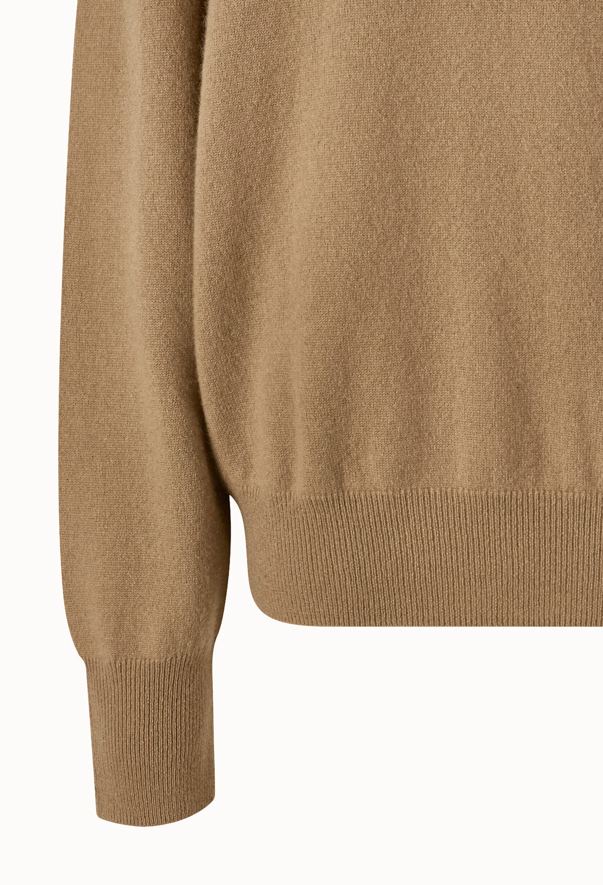 Cashmere 100 Raglan Turtleneck Sweater In Camel