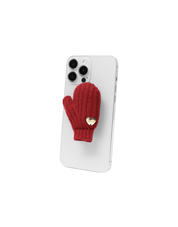 Knit Gloves Griptok In Red
