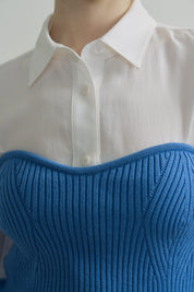 Bustier Knit In Blue