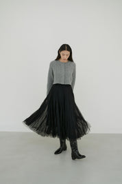Lace Sha-Skirts In Black