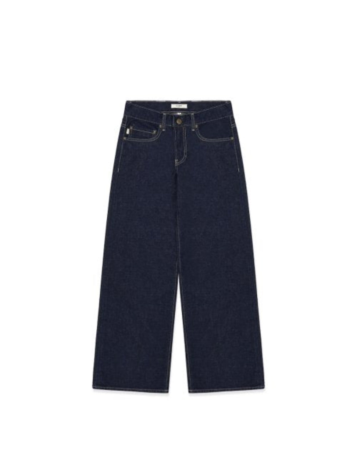 901 Low-rise Wide Leg Jeans In Deep Blue