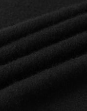 Cashmere Wool Blended Muffler In Black