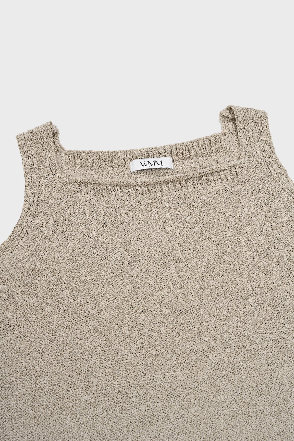 Bamboo Square Top In Beige
