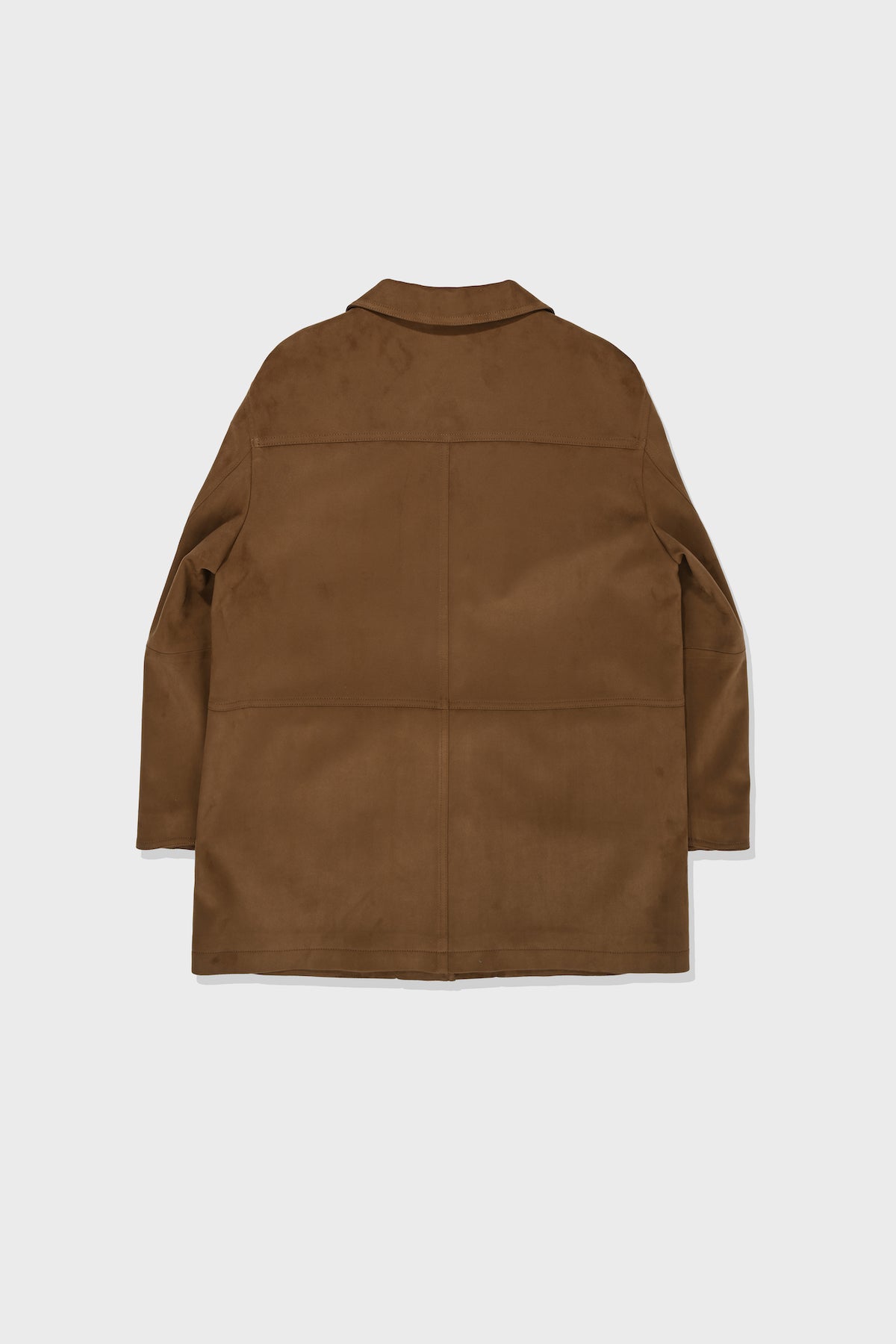 Eco Suede Jacket In Brown