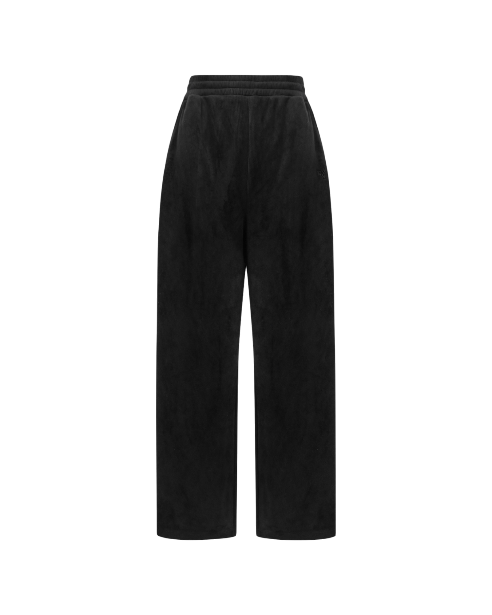 Corduroy Mink Banding Pants In Black