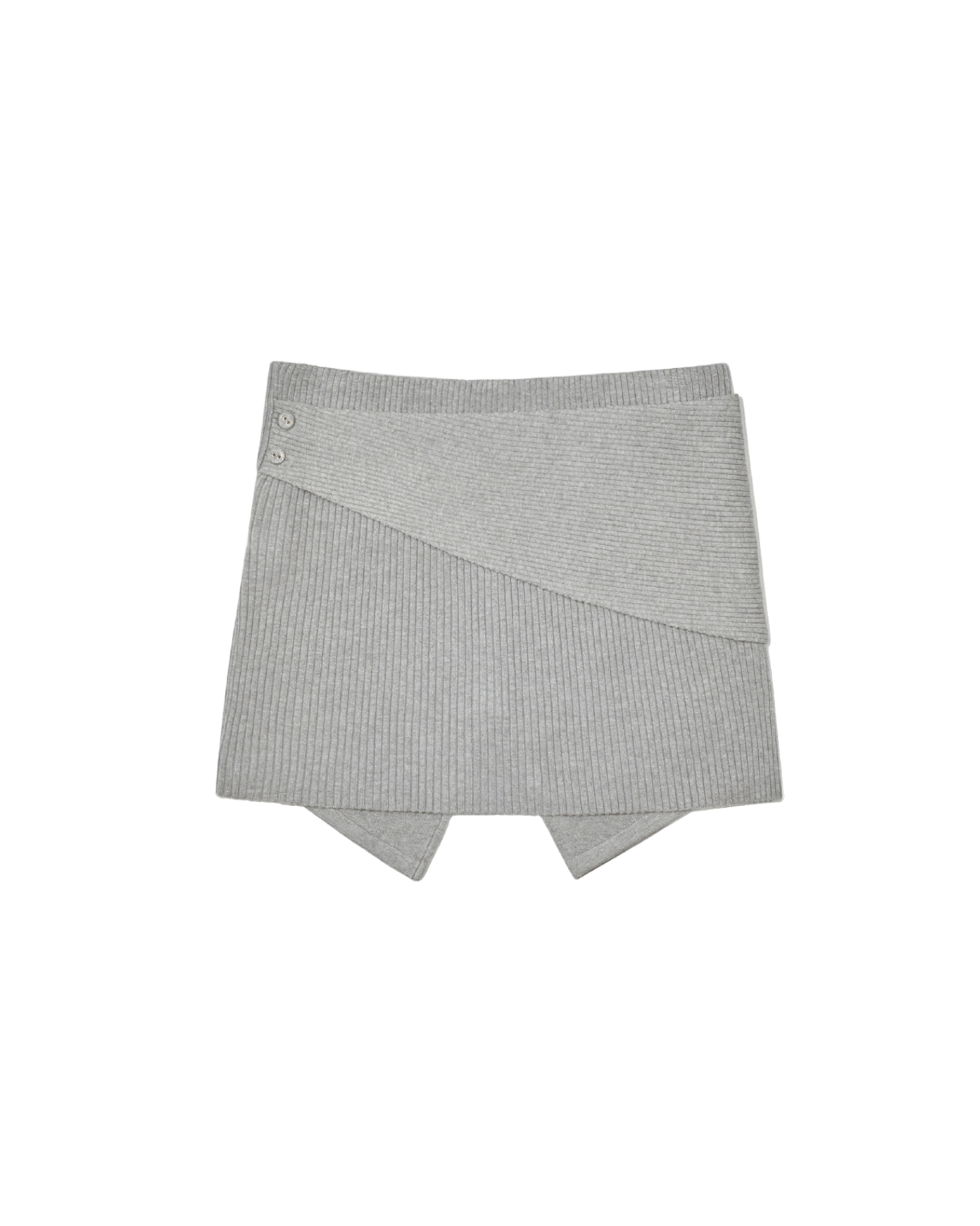 Hayden Wrap Skirt In Gray