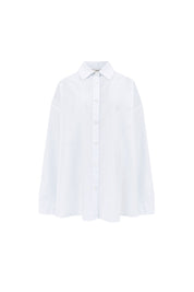 Cotton Stripe Shirts In Ivory