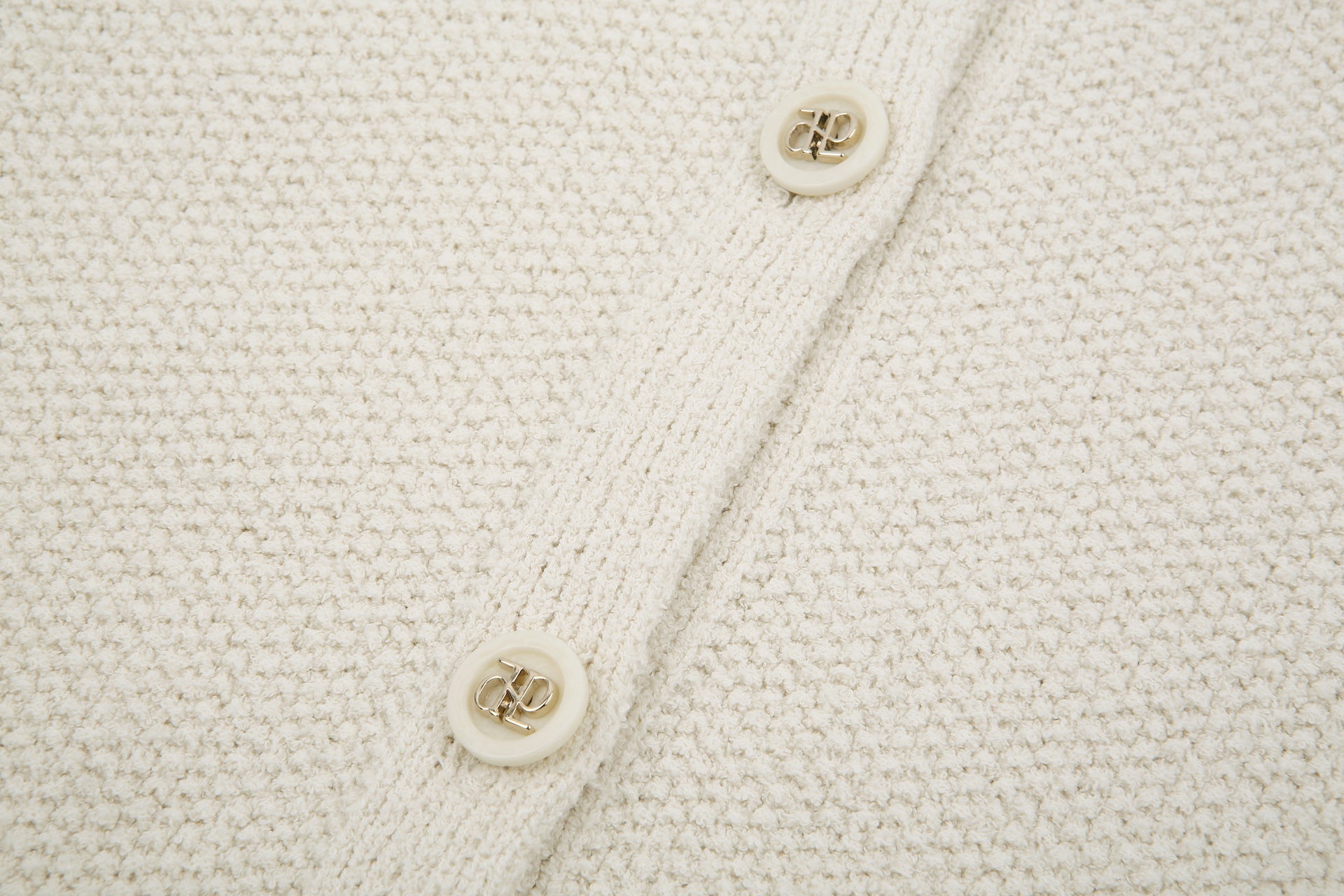 Half Sleeve Knit Cardigan In Ivory