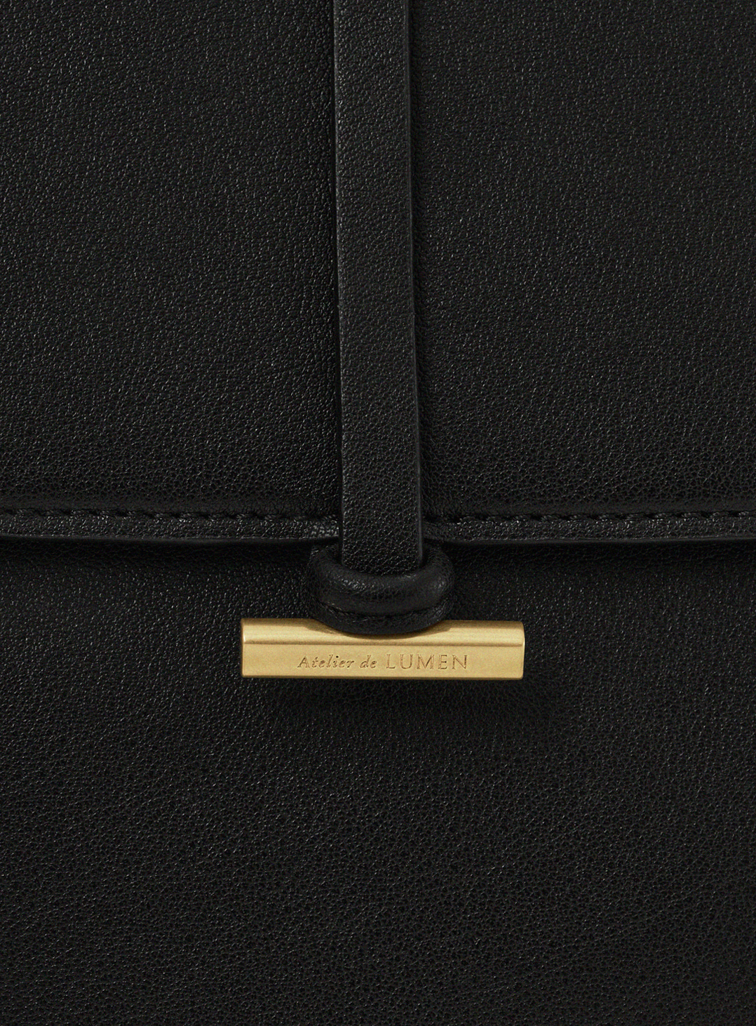 Marron Backpack In Soft Black