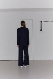 Lydia Suit Wide Pants In Navy