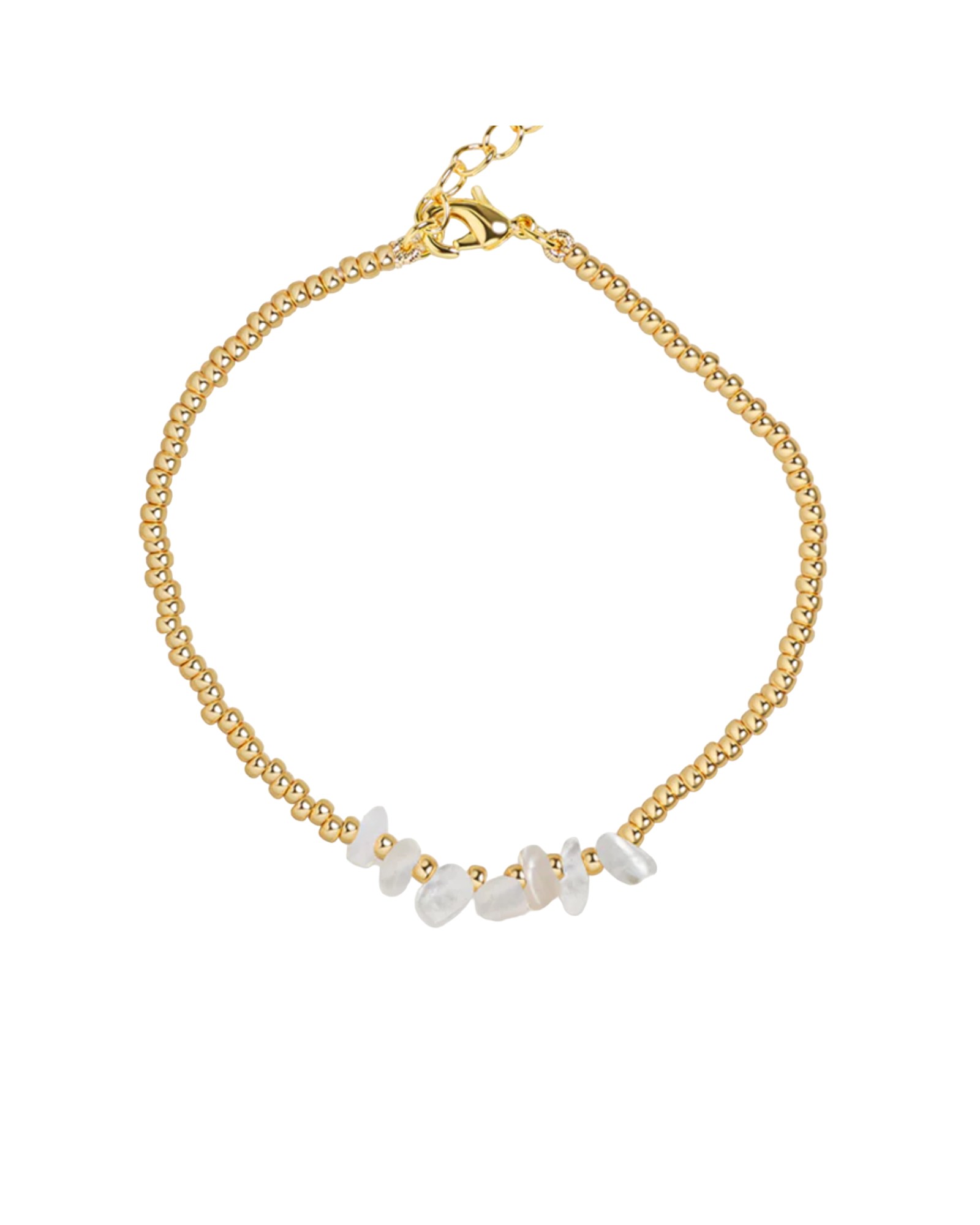 Vera Gold Beaded Pearl Bracelet