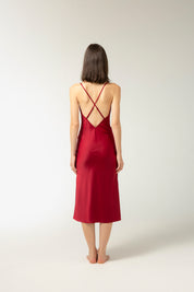 PAIGE Dress In Cherry