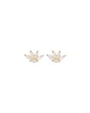 Blooming Lotus Stud Earrings