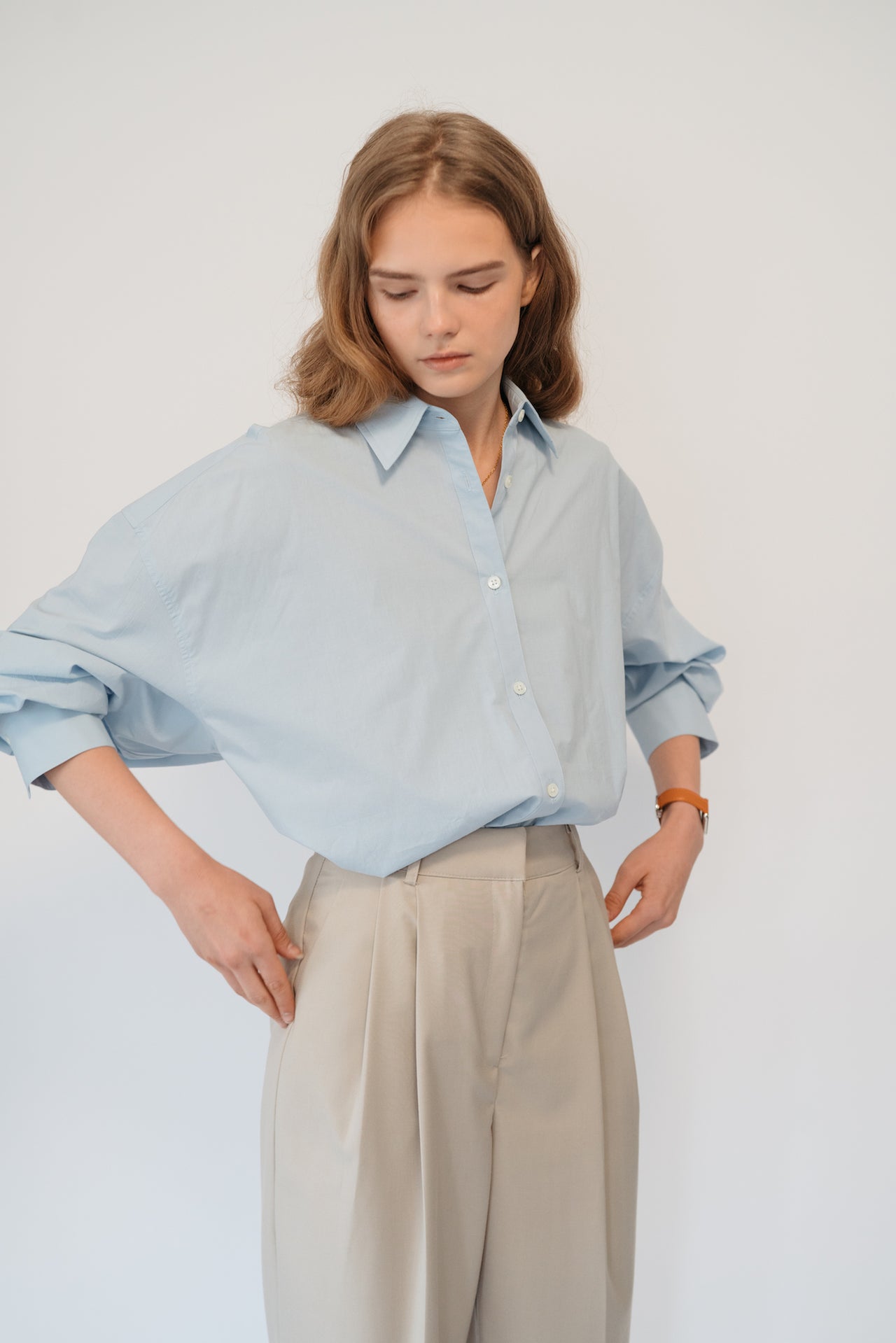 Oversized Shirts In Skyblue