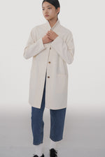 Single Trench Jacket In Natural