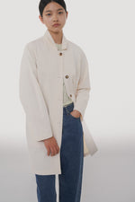 Single Trench Jacket In Natural
