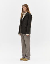 Elbow Patch Classic Jacket In Dark Brown