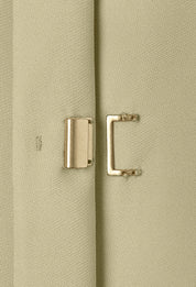 Buckle Detail Tailored Jacket In Beige