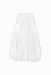Volume Puffy Skirt In White