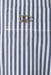 Striped Long Shirt In Navy