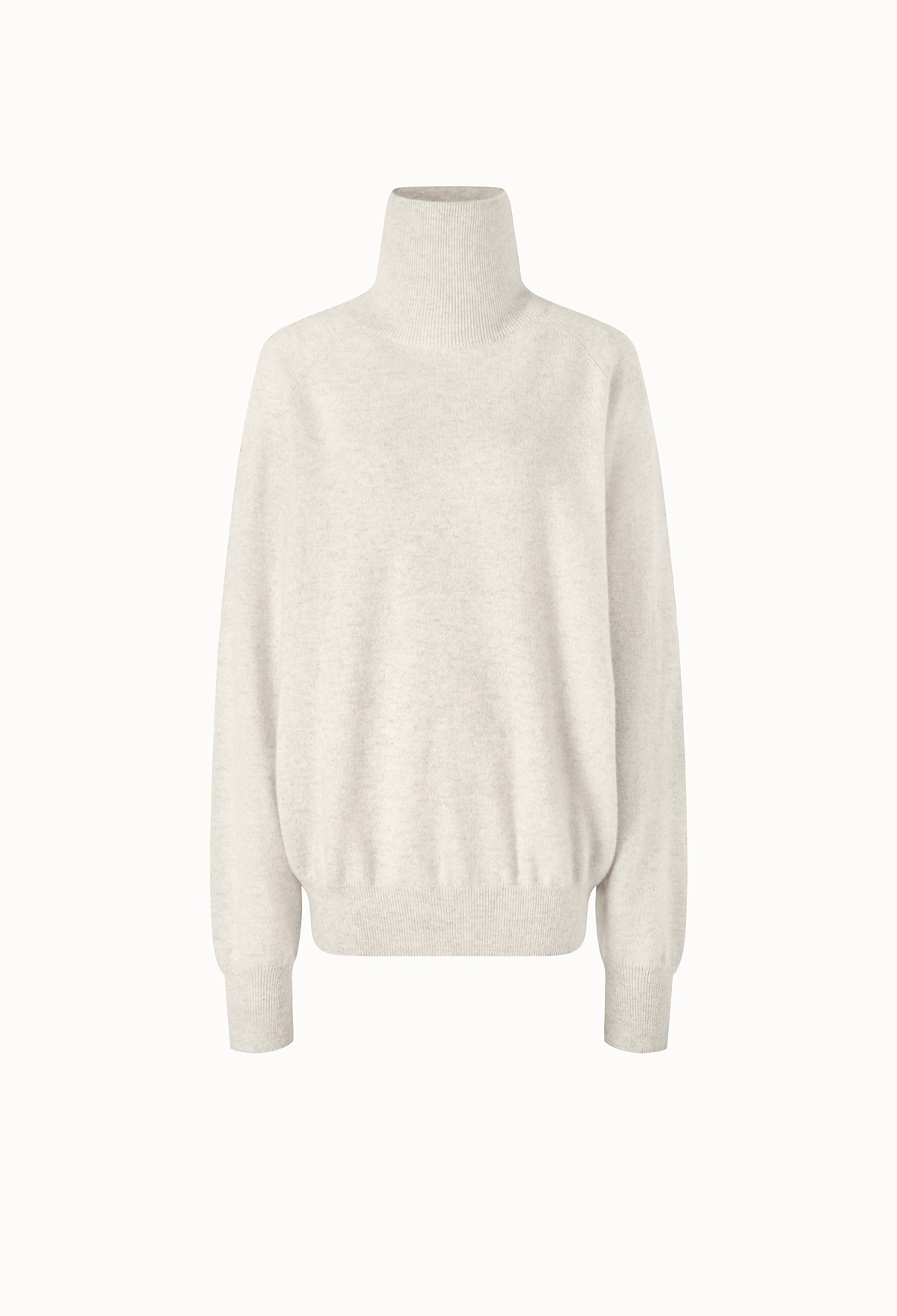 Cashmere 100 Raglan Turtleneck Sweater In Ivory