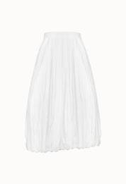 Volume Puffy Skirt In White