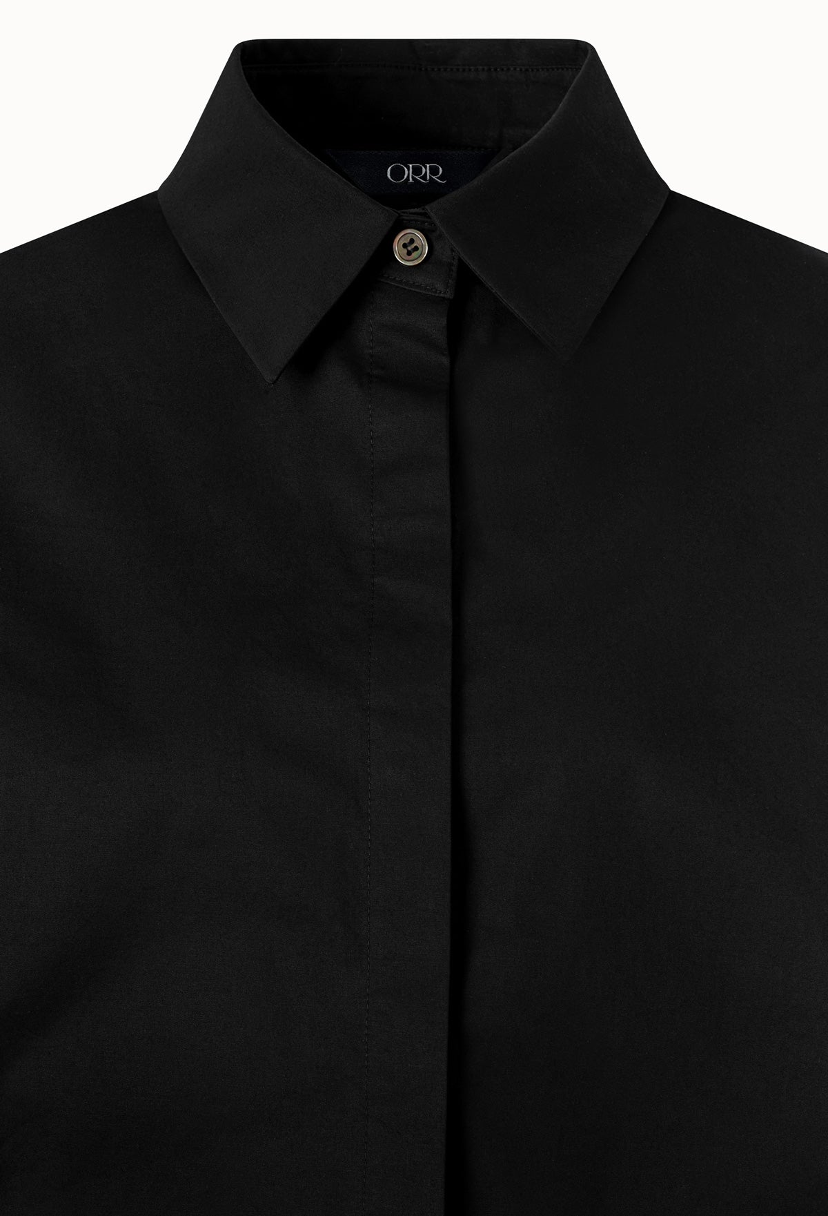 Boy Shirt Dress In Black