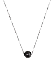 Paula Pearl Necklace In Silver