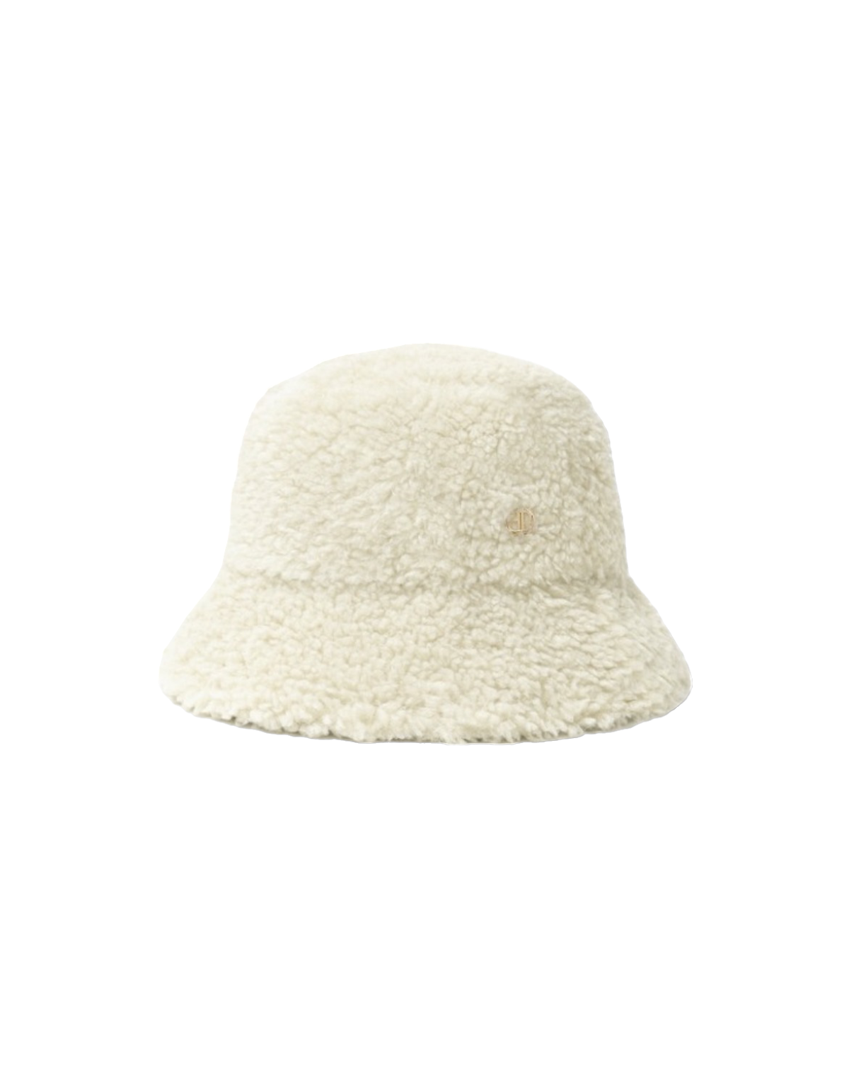 Fleece Bucket Hat In Light Beige