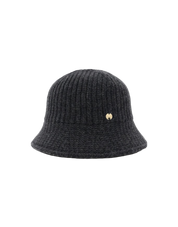 Wholegarment Wool Bucket Hat In Chacoal