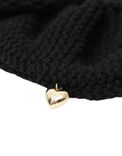 Knit Scrunchie In Black