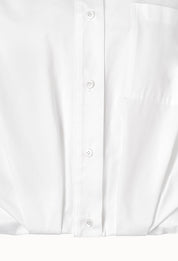 白色棉質短襯衫夾克
