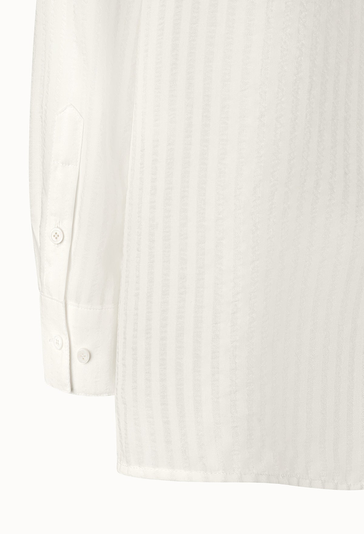Double Placket Shirt In White