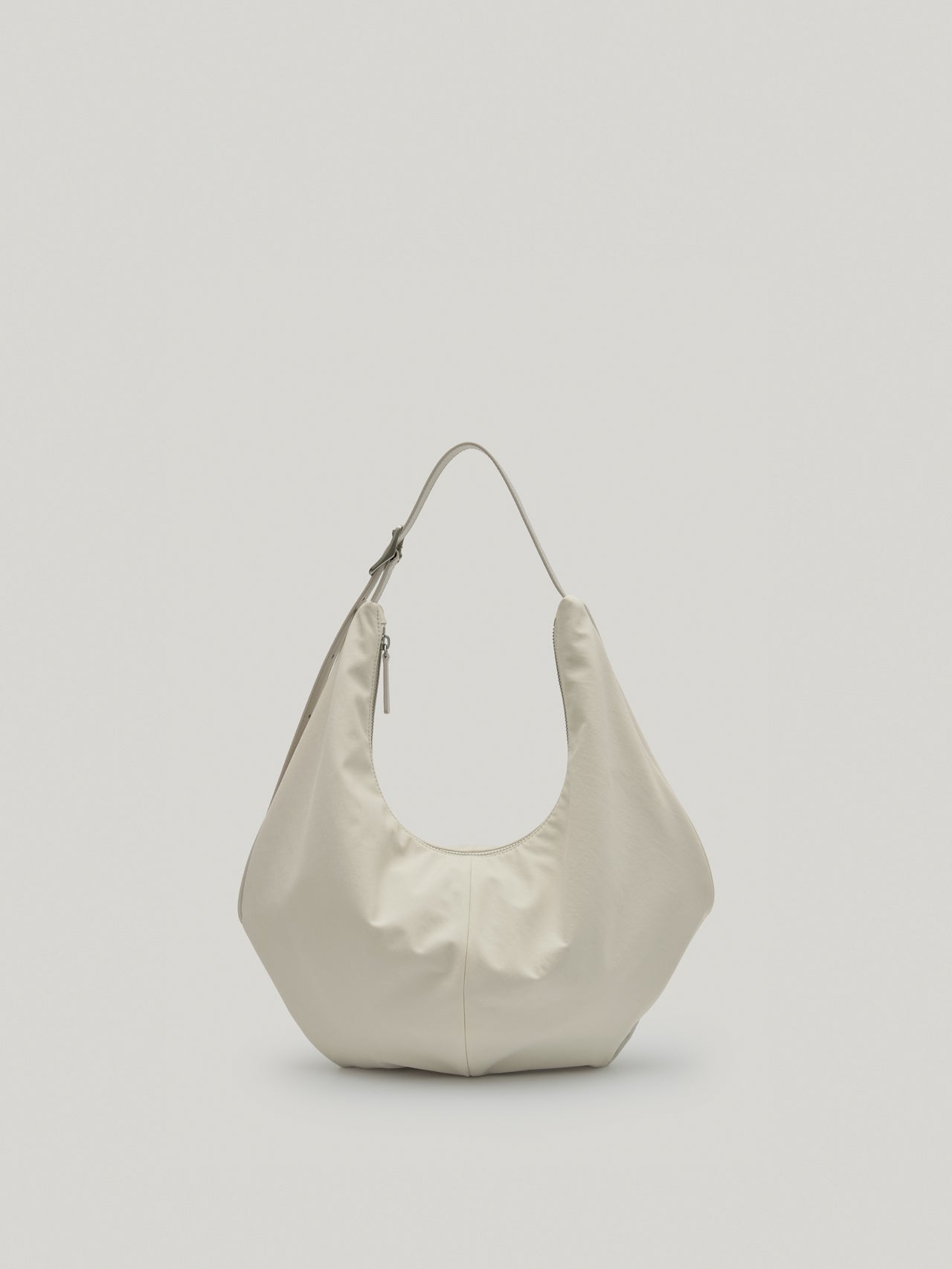 Mossy Hobo Bag In Ecru White