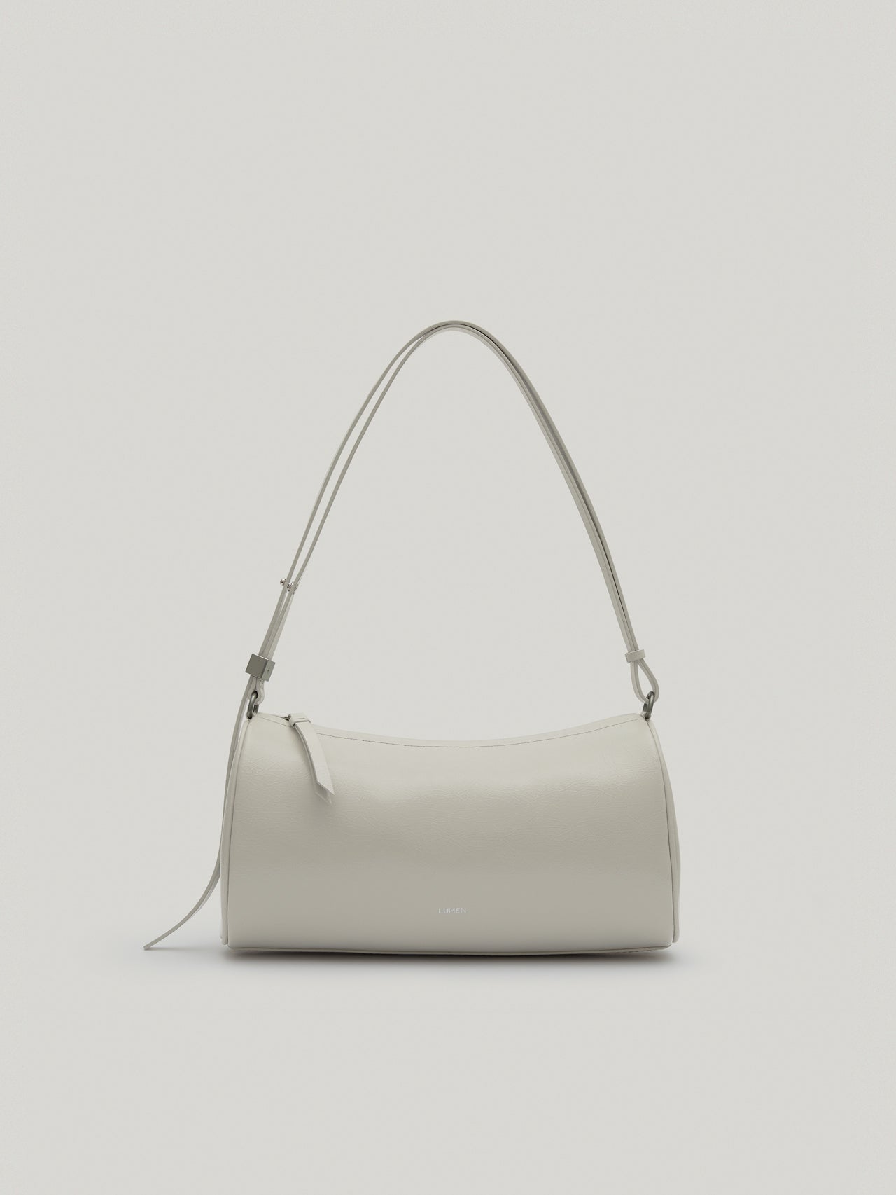 Base Barrel Bag In Wrinkle White