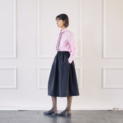 Simple A line Skirt In Black