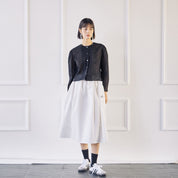 Simple A line Skirt In White