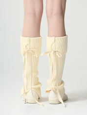 Isa Knit Warmer In Cream