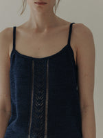 Lace Sleeveless In Vintage Blue
