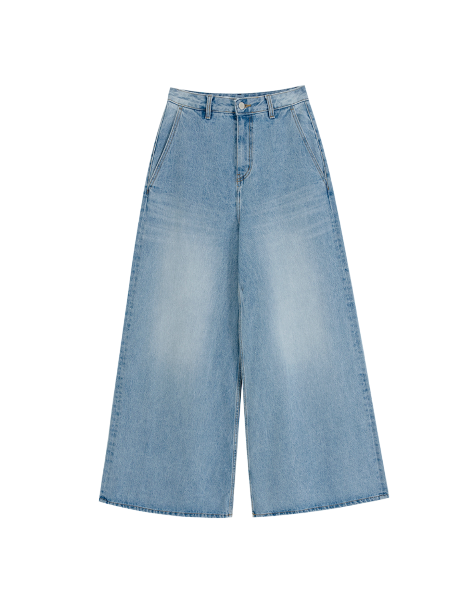 Hackney Wide-leg Pants In Light Blue