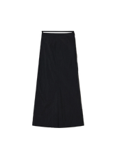 Wrinkled Maxi Skirt In Black