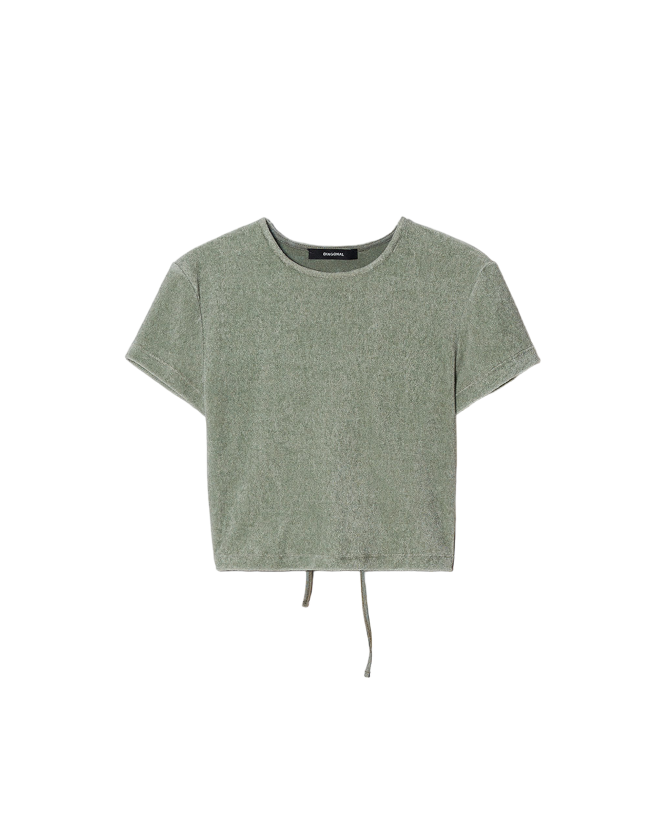 Back Point Terry Tee In Green