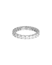 Moissanite Full Eternity Band Ring 0.1ct