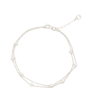 Moissanite Double Chain Bracelet