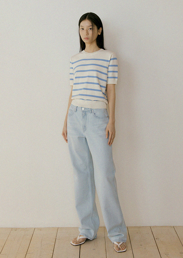 Cone Mills No.3645j Denim Pants In Blue