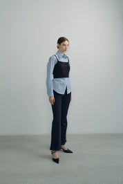 Hourglass Span Shirt In Sky Blue