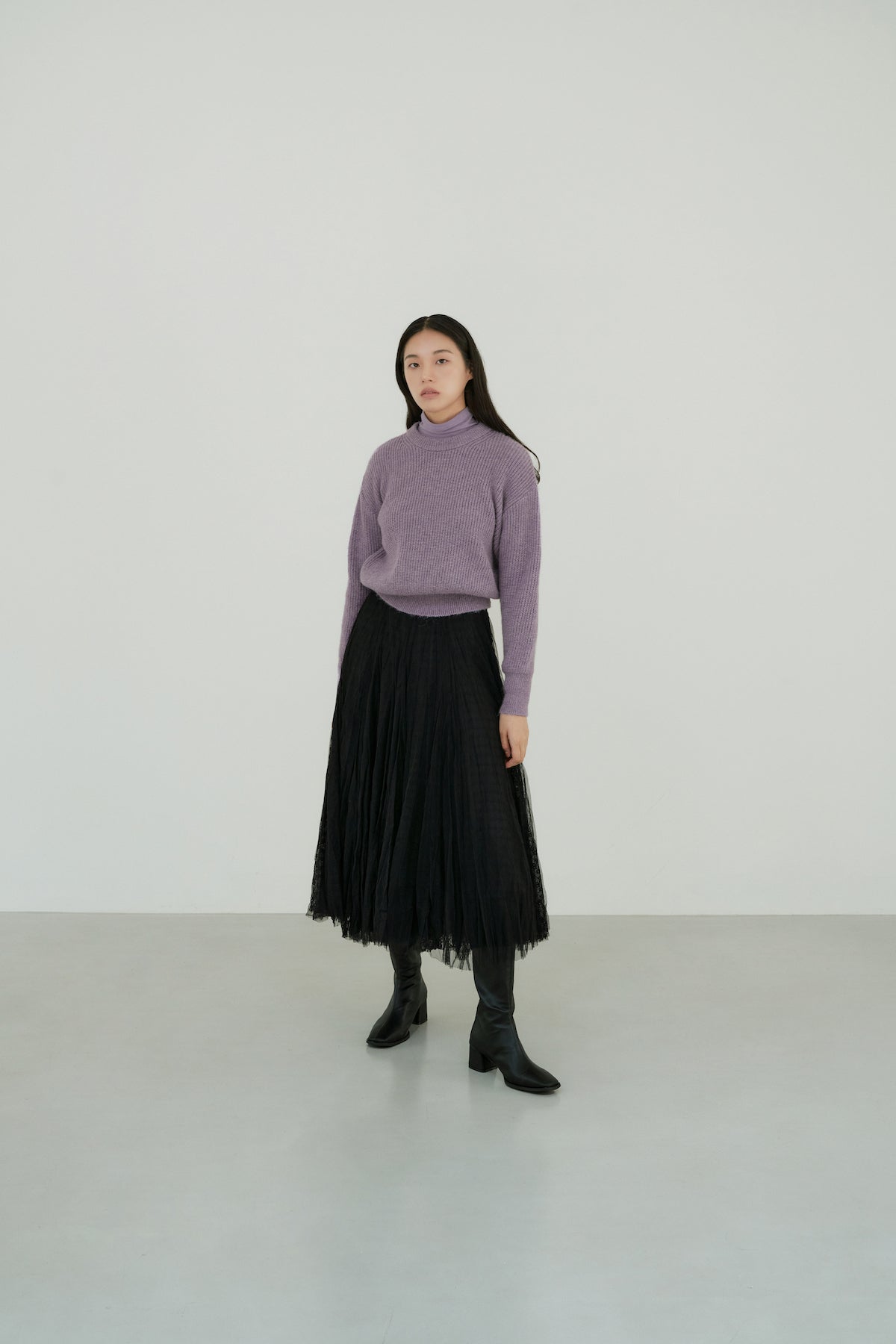 Eco-mohair Sweater In Lavender