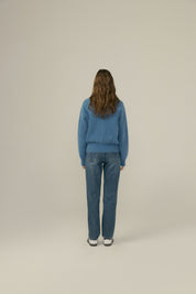 Angora Cardigan In Blue