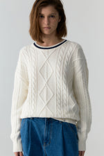 Line Cable Knit In Ivory